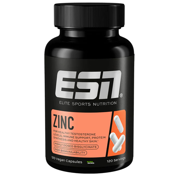 ESN Zinc 120 Kapseln. Abbildung: ESN Zinc 120 Kapseln
