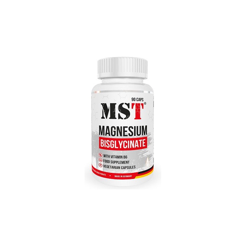 MST Magnesium Bisglycinat 90 Kapseln. Abbildung: MST Magnesium Bisglycinat 90 Kapseln