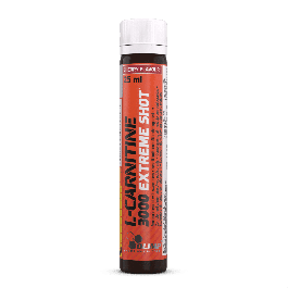 Olimp L-Carnitine Shot. Abbildung: L-Carnitine 3000 Extreme Shot, 25 ml