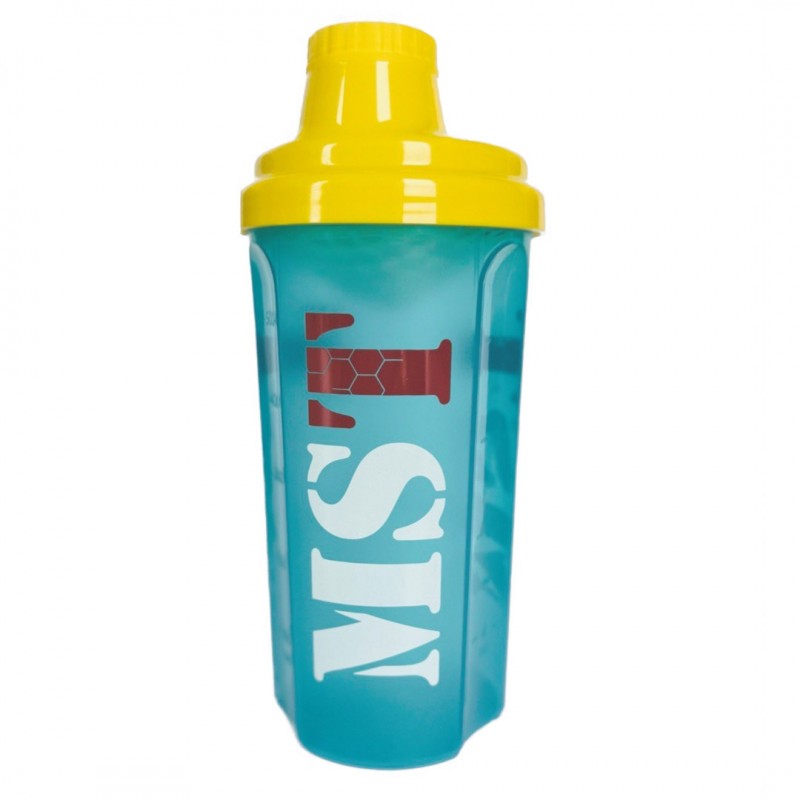 MST Shaker 500ml. Abbildung: Peacock Blue / Gelb, 500 ml