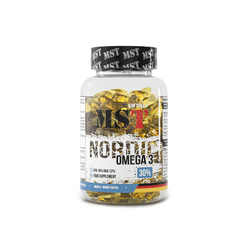 Omega 3 90 Kapseln. Abbildung: MST Nordic Omega 3, 90 Kapseln