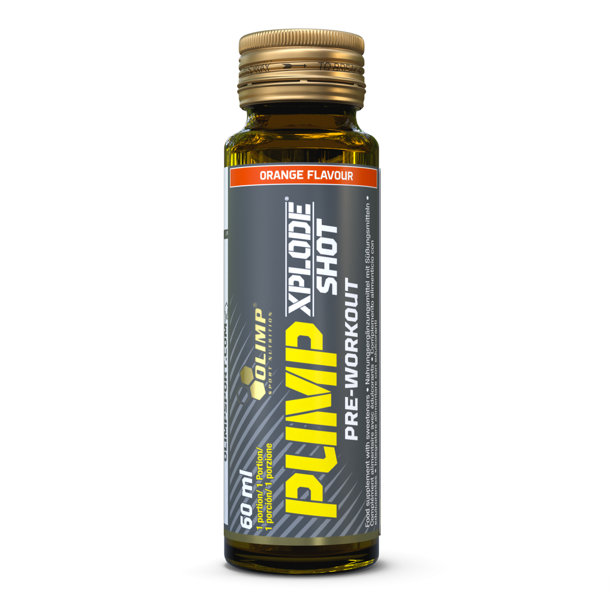 Olimp Pump Xplode Shot. Abbildung: Pump Xplode Shot, 60 ml